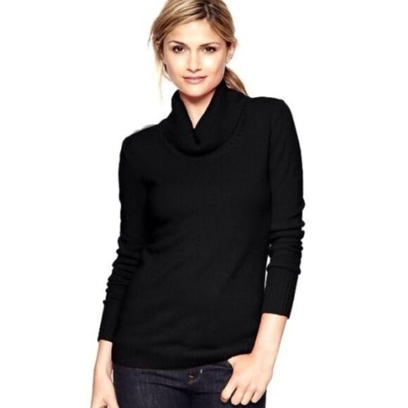 GAP Dark Gray Cowl Neck Sweater - Picture 1 of 4